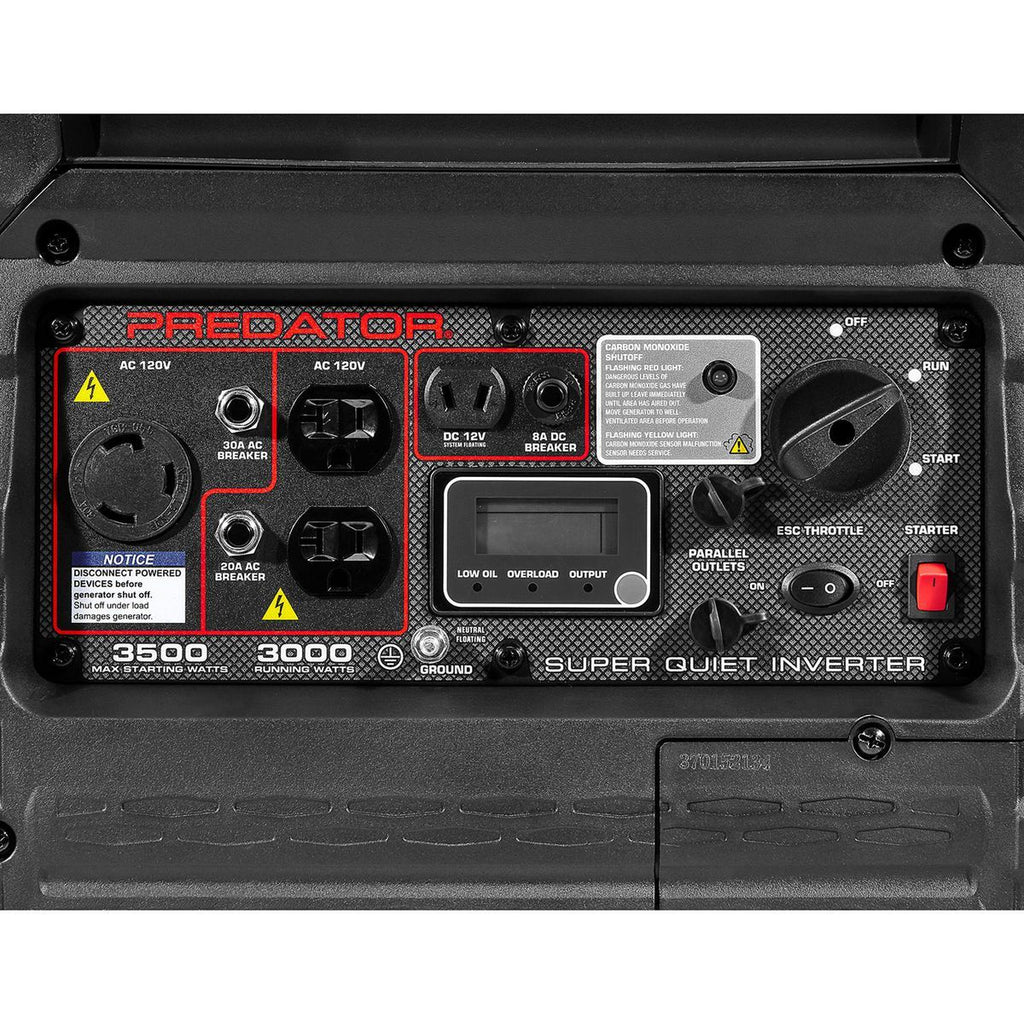 3500 Watt Inverter Generator I2206