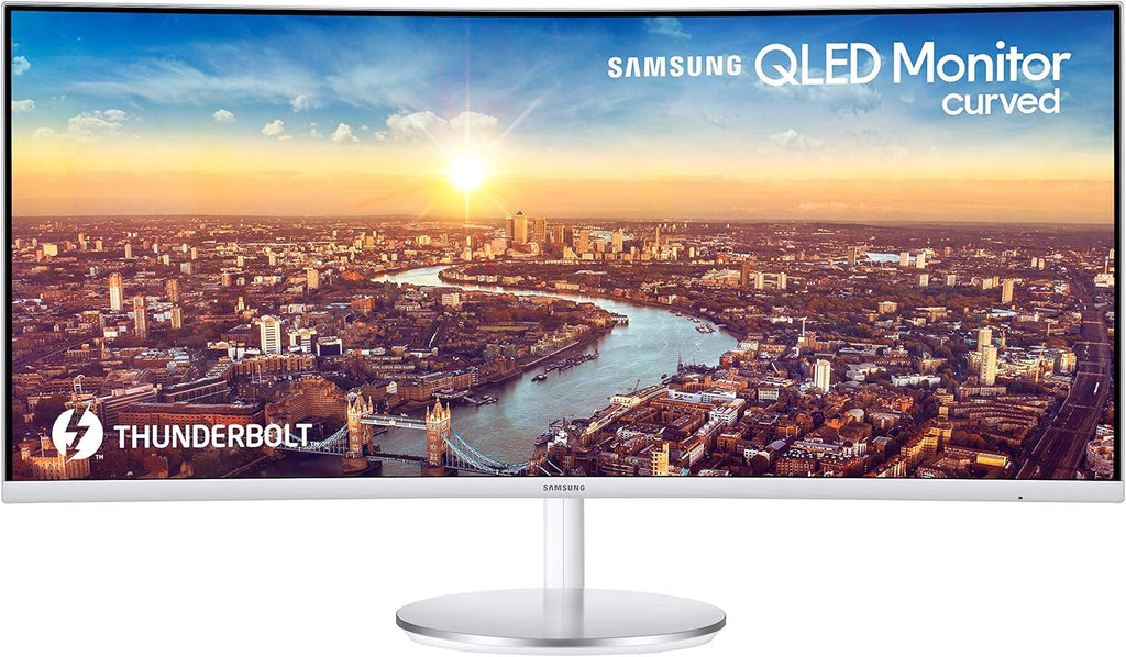 34” Ultrawide QHD Computer Monitor, 100Hz, QLED, Height Adjustable Stand, White U603779