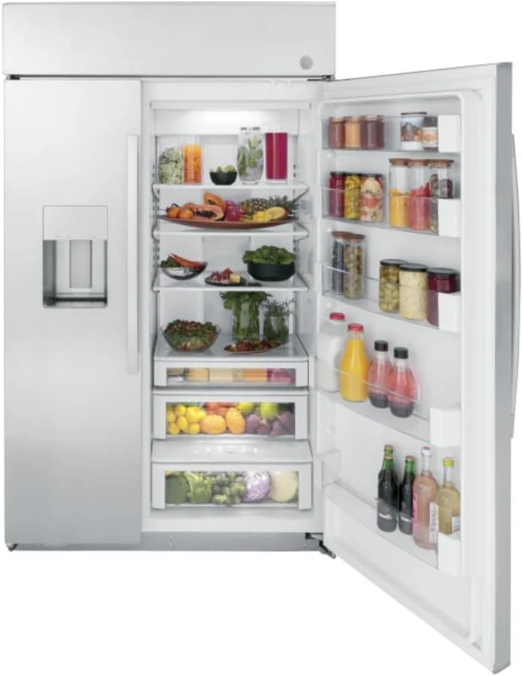48" Smart Built-In Side-by-Side Refrigerator with Dispenser D361990
