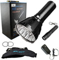 100,000 Lumens Rechargeable LED Flashlight E773