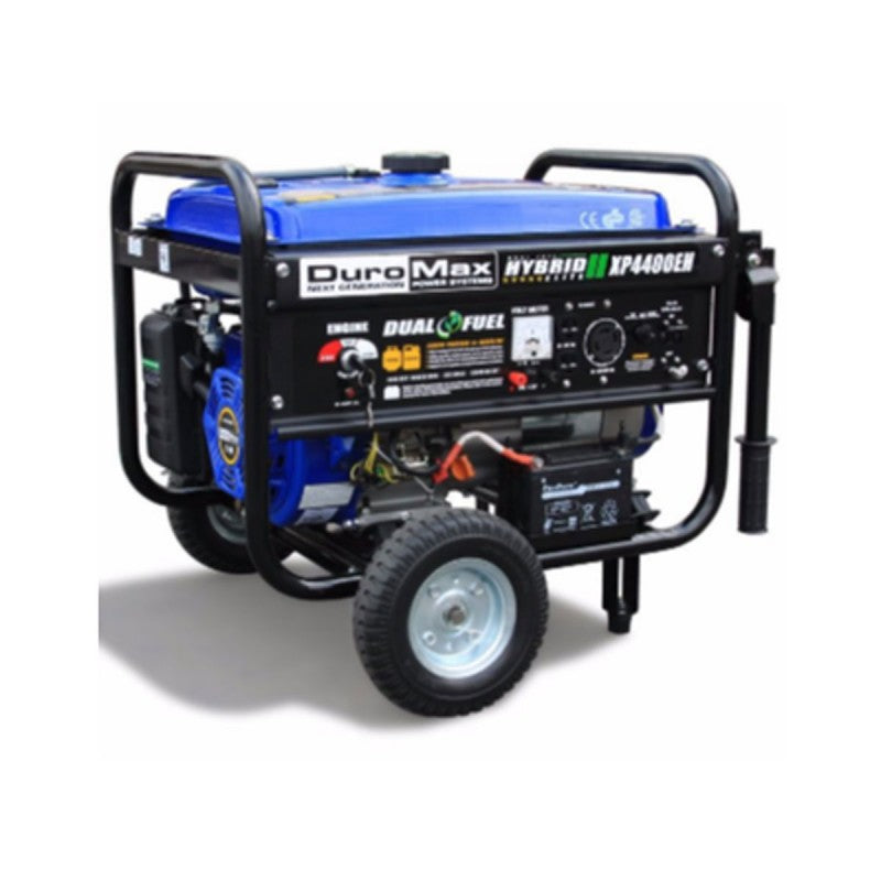 4,400-Watt Electric Start Dual Fuel Portable Generator B19343