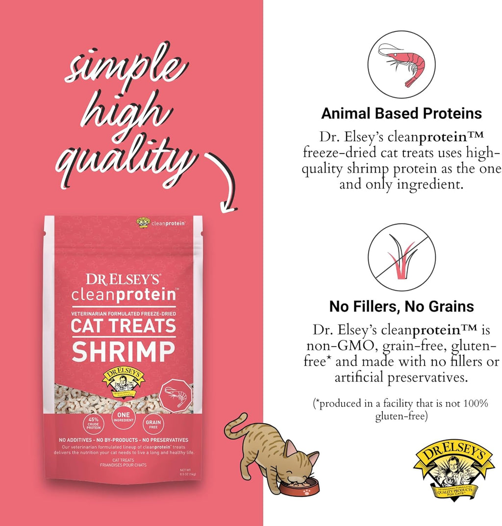 Freeze-Dried Shrimp Cat Treats 0.5 oz. D5058