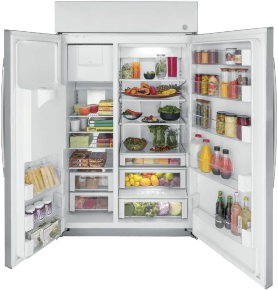 48" Smart Built-In Side-by-Side Refrigerator with Dispenser D361990