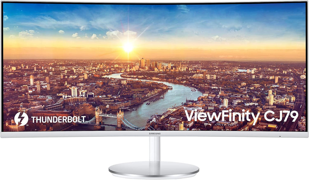 34” Ultrawide QHD Computer Monitor, 100Hz, QLED, Height Adjustable Stand, White U603779
