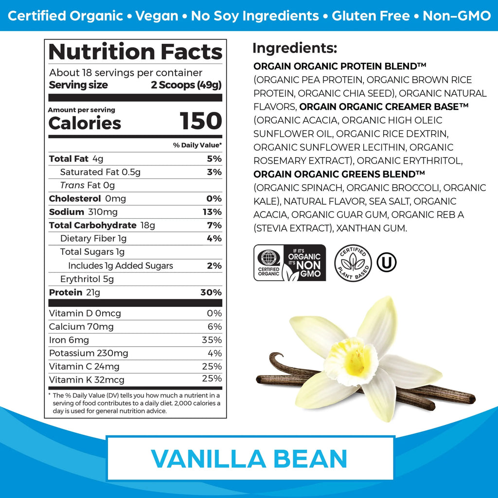 Vanilla 21g Protein & Greens Powder L8860