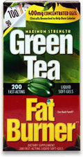 200 Liquid Soft-Gels Green Tea Fat Burner E104