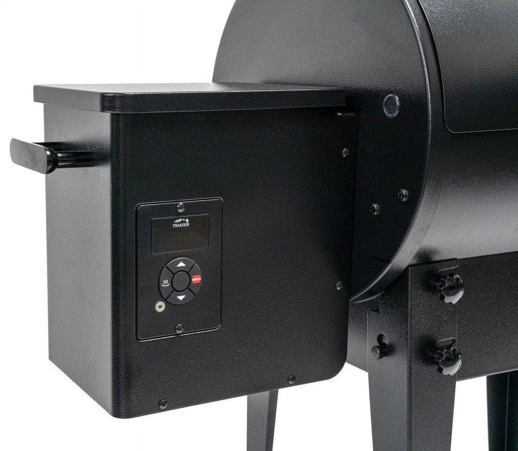 Black Wood Pellet Grill and Smoker S9292
