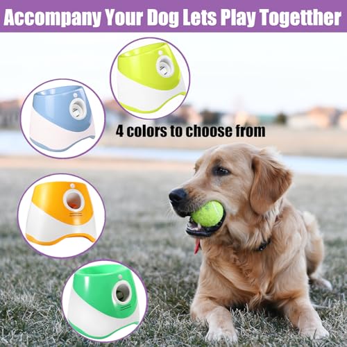 Automatic Dog Ball Thrower Launcher with 3 Launching Distance J5283