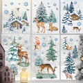 94 Pcs Christmas Tree & Reindeer Window Stickers T410