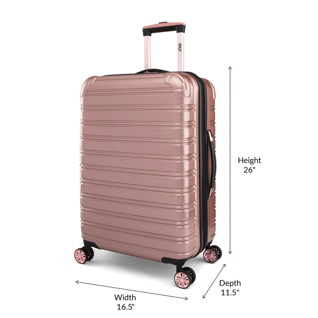 24" Hardside Fibertech Checked Luggage H8299
