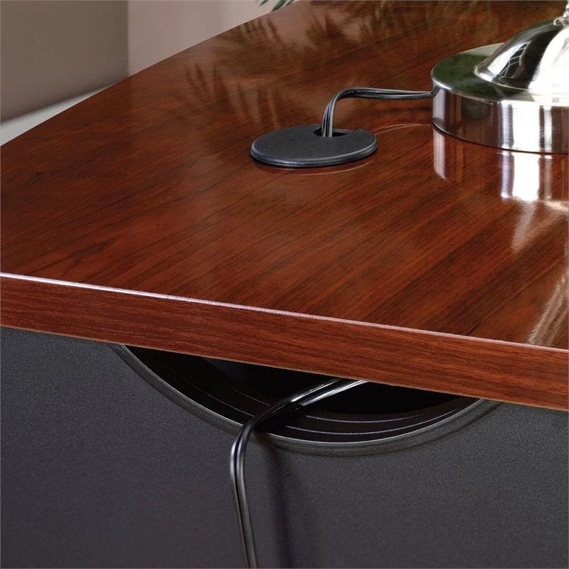 Classic Cherry Finish Office Desk V420
