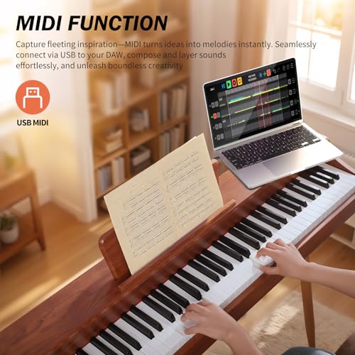 88-Key Weighted Action Digital Piano with Triple Pedal M134