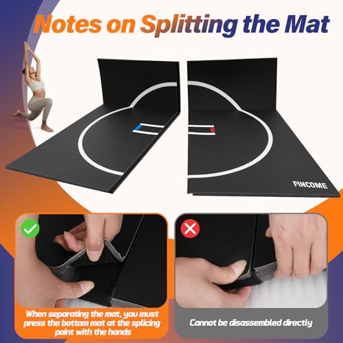 10' x 10' Black Wrestling Mat O5065