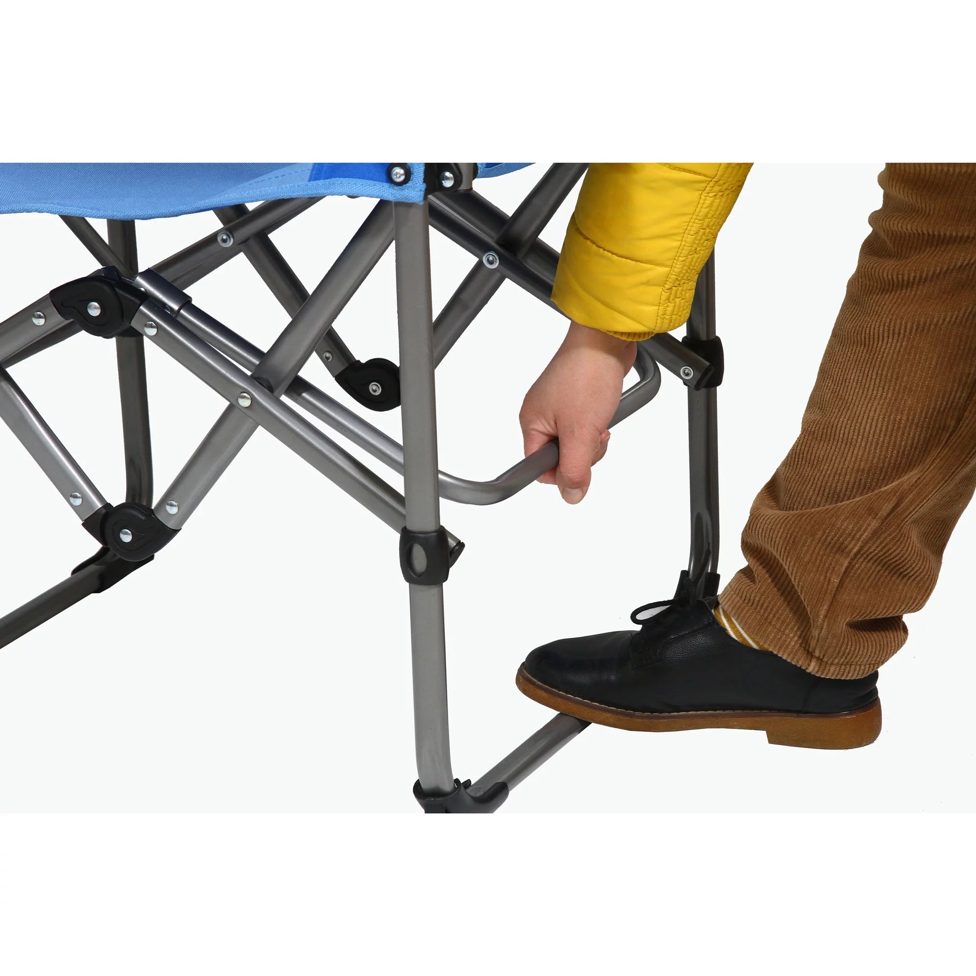 Outdoor Camping Folding Director's Chair with Side Table F9510