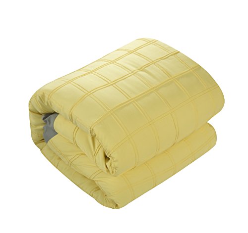 8 Piece Queen Yellow Comforter Set J470