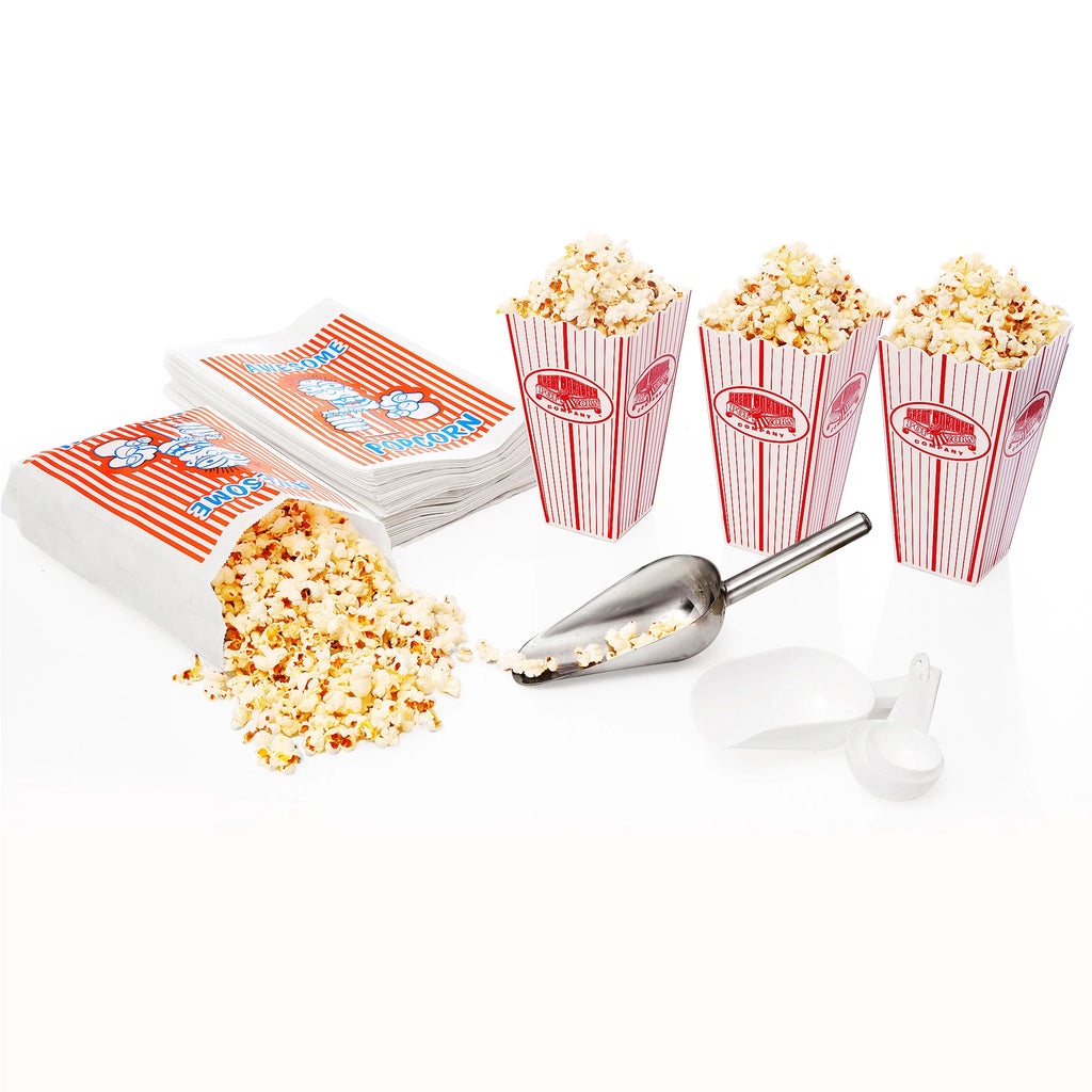 Black Antique Style 8oz Popcorn Popper Machine with Cart E599918