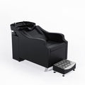 Shampoo Backwash Unit with Large Porcelain Bowl Salon Sink Hair Wash Chair Shampoo Station U698501