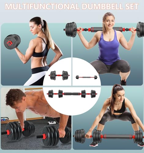 Adjustable Dumbbells Weights Set 20lbs/33lbs/44lbs O472