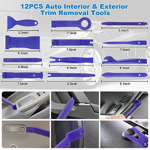 342 Pcs Trim Removal Tool Kit with Clip Plier Z73188