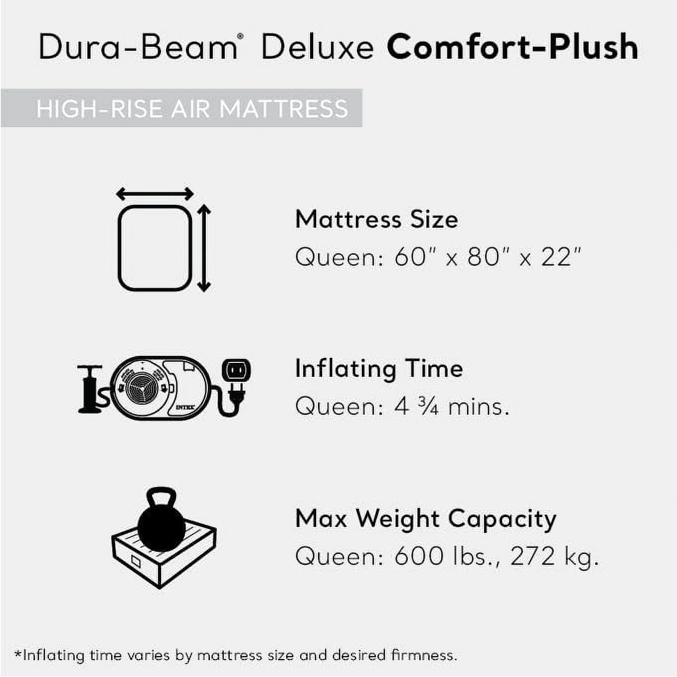 Queen Size Air Mattress with Built-in Electric Pump V4885