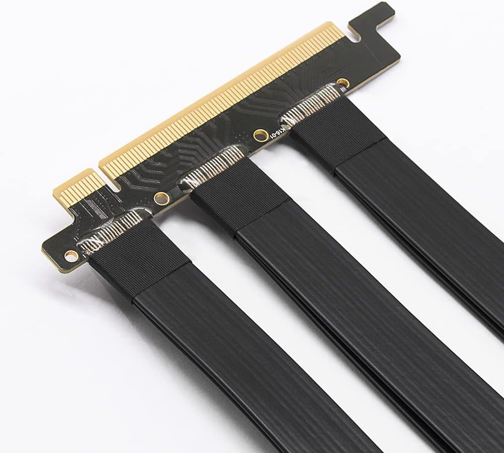 PCI-E 4.0 x 16 Vertical GPU Mount Cable 25CM O7636