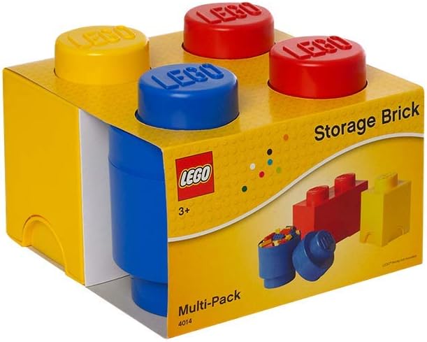 Red Blue Yellow Storage Box Brick Multipack 3 Set R62194