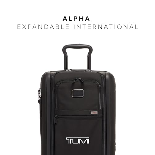 Black Expandable 4 Wheeled Carry-On Suitcase W52802