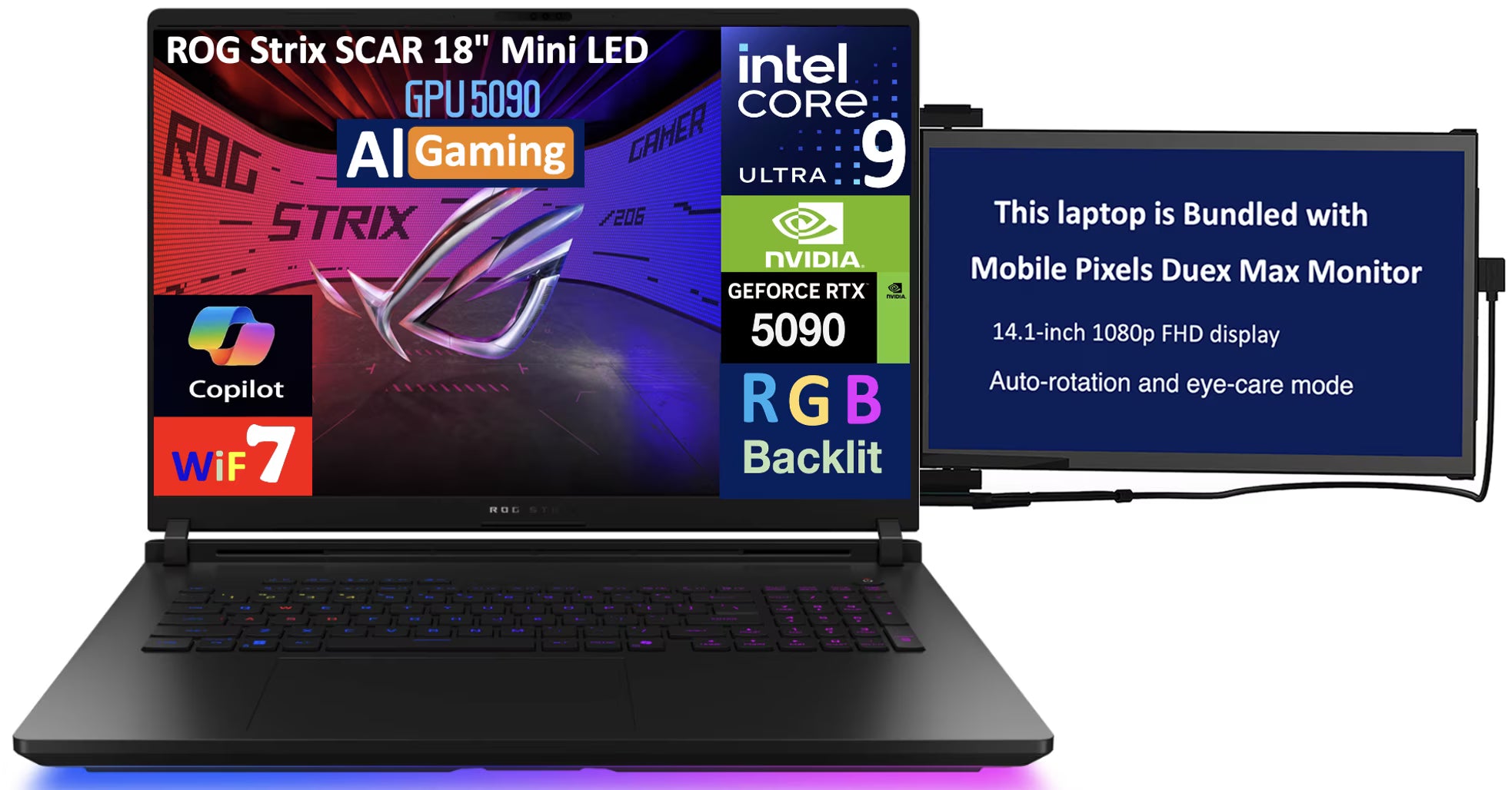 18in 240Hz Mini LED WQXGA Display Gaming Laptop M41690