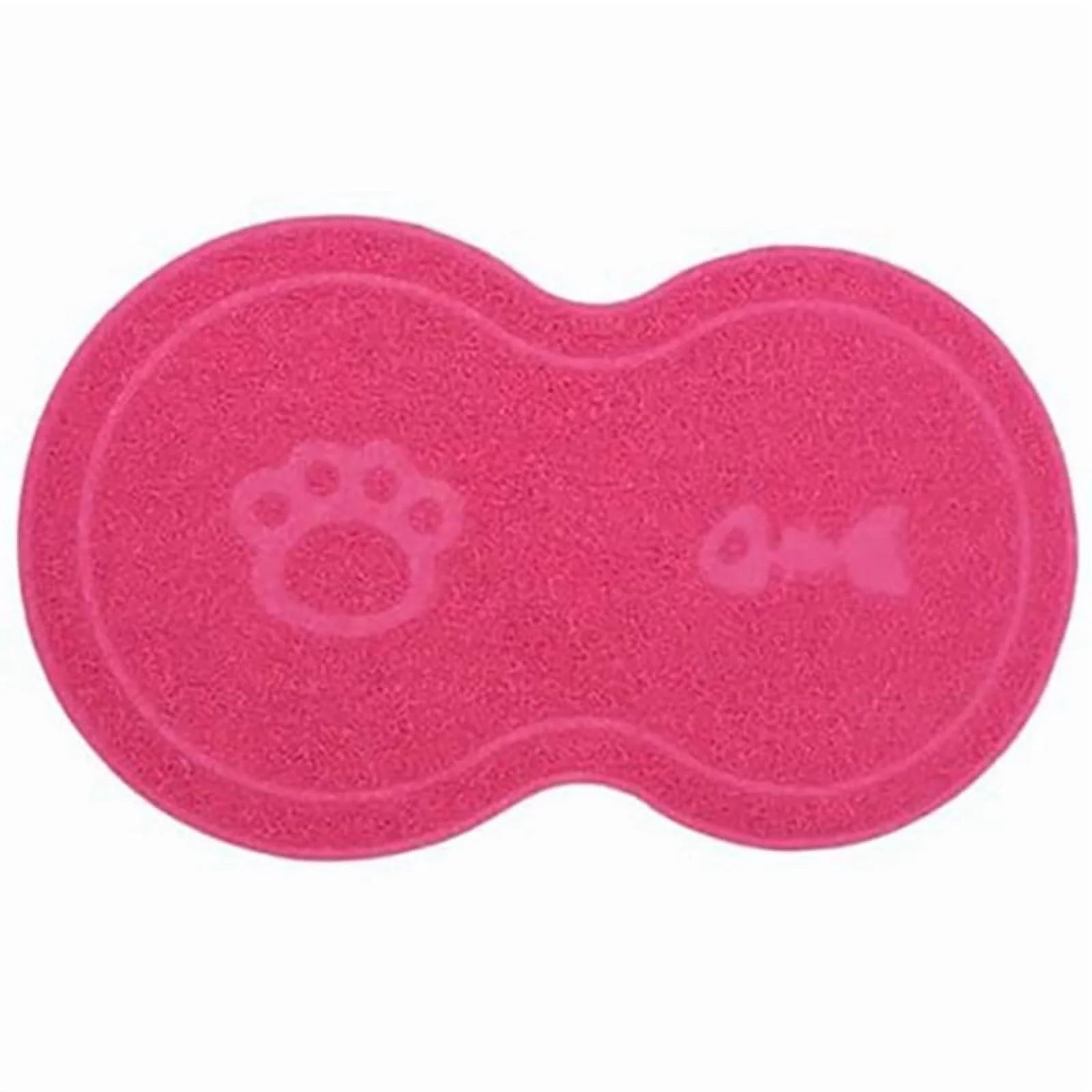 Rose Red Waterproof Non-Slip Pet Feeding Mat Y557