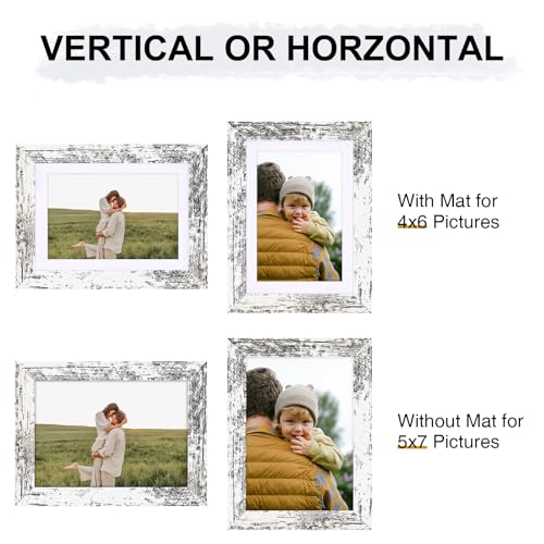 Black 5x7 Picture Frames Set of 9 Q302637