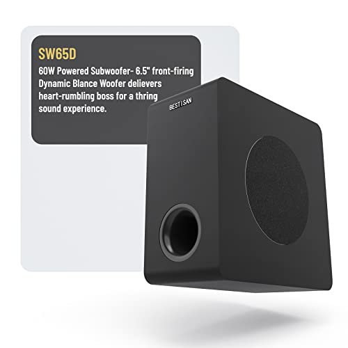 6.5" Active Powered Subwoofer in Black A5499