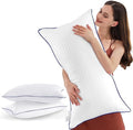 King Size Set of 2 Cooling Pillows with Down Alternative Filling T664