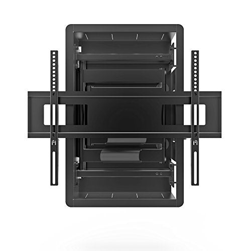 Black Recessed In-Wall Full Motion Articulating TV Mount for 32-inch to 55-inch TVs M352036