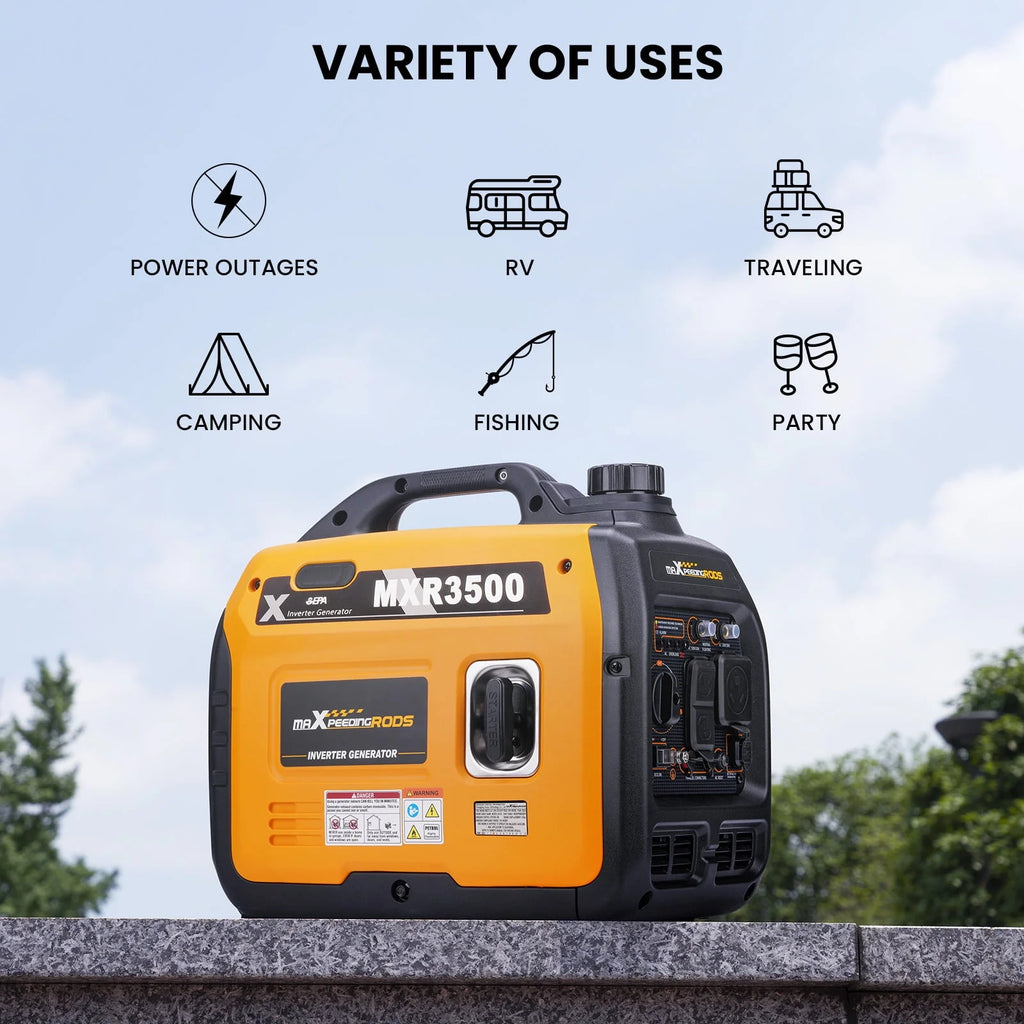 3500W Ultralight Electric Start Portable Inverter Generator M307645