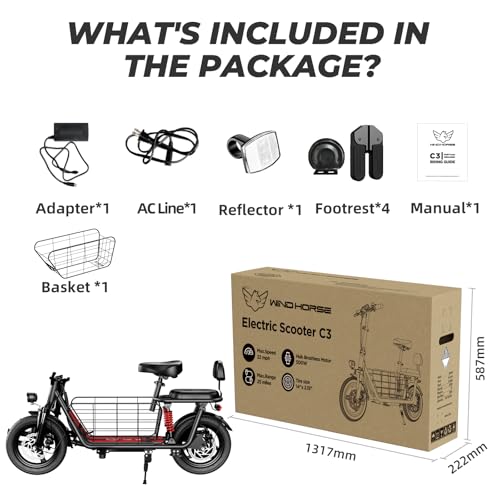 850W Peak Electric Scooter with Seat, 22MPH & 25 Miles Range, Dual Suspension, 14" Folding E Scooters Z3584