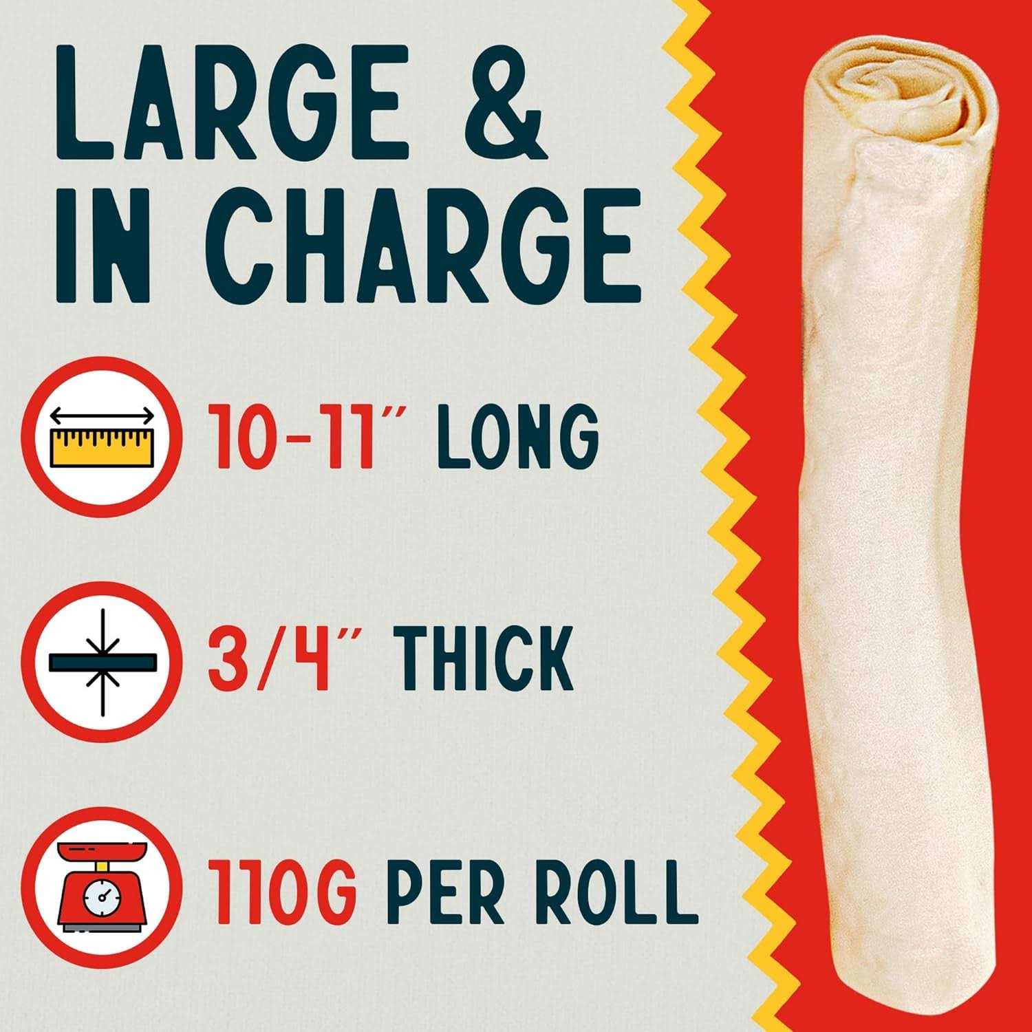10-11 Dog Rawhide Retriever Rolls Z820286