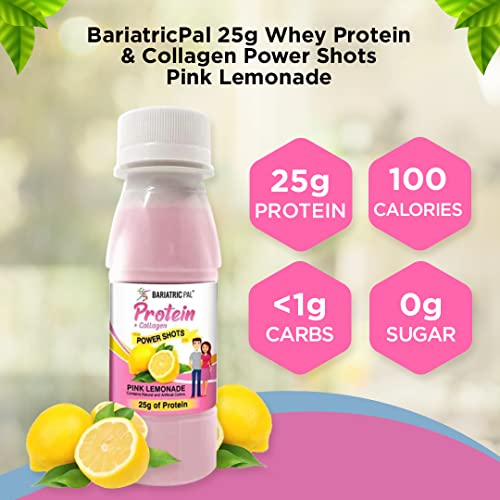 Pink Lemonade 25g Whey Protein & Collagen Power Shots (48 Bottles) V5355