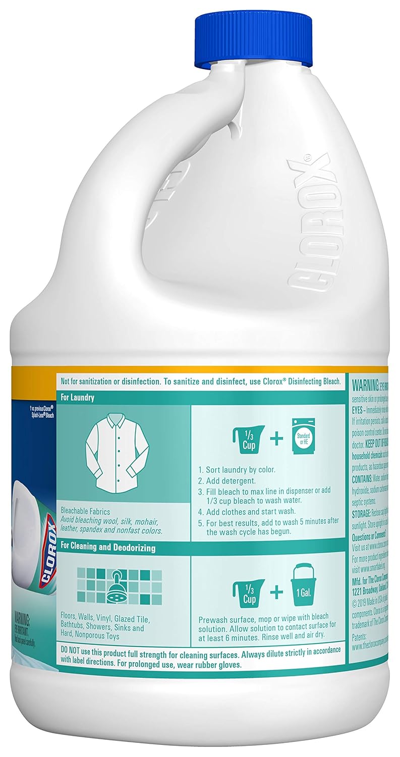 Concentrated Bleach, Clean Linen, 77 Ounce Bottle X4522