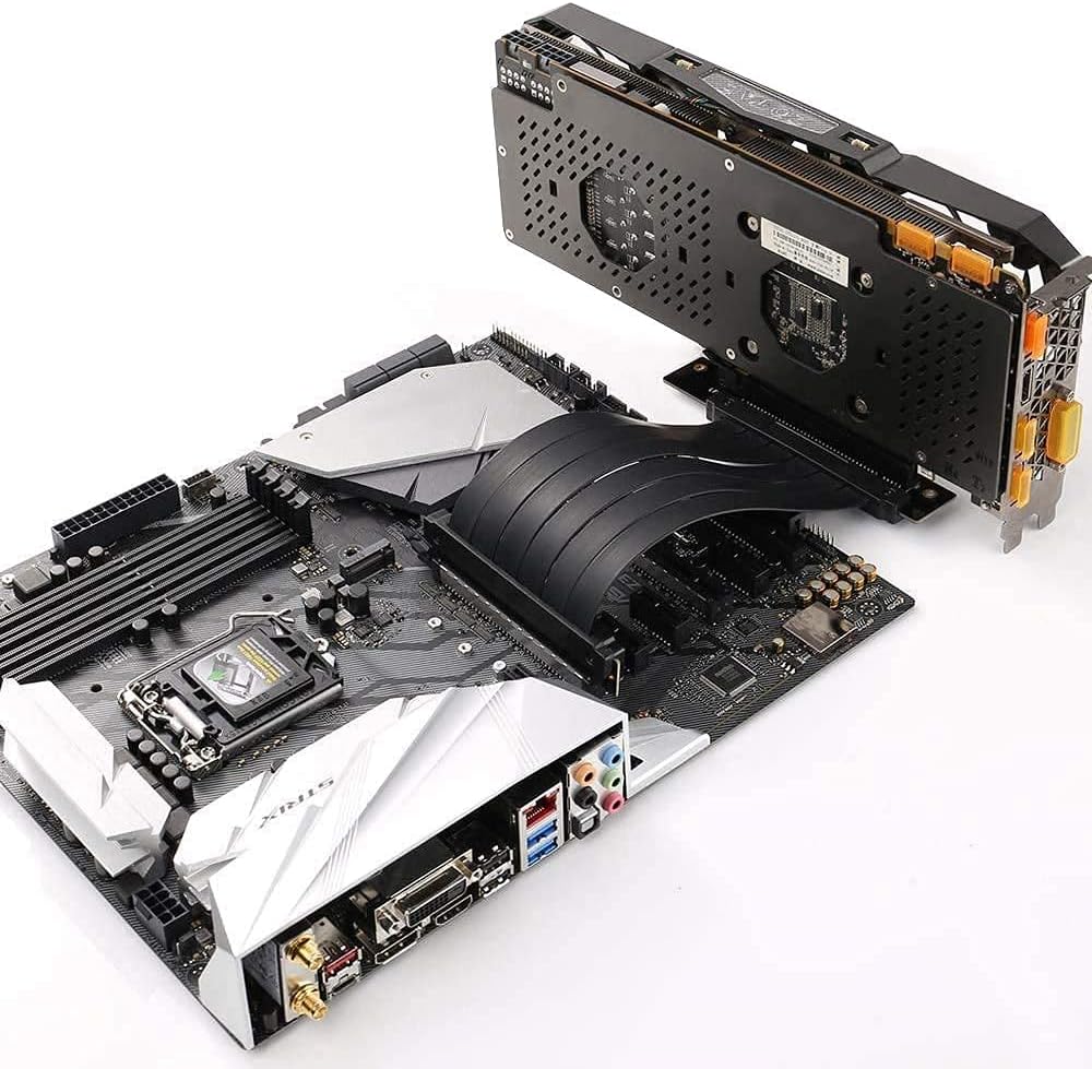 PCI-E 4.0 x 16 Vertical GPU Mount Cable 25CM O7636