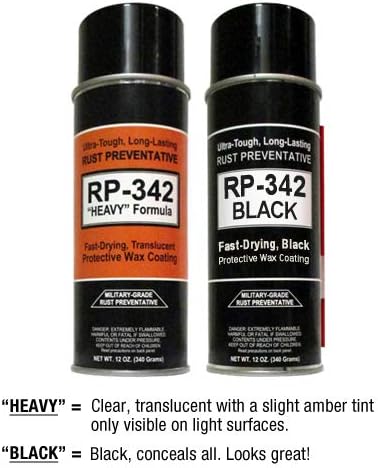 Black Rust Preventive Spray Pack of 2 W665