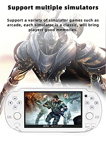 Handheld Game Console 4.3 inch Double Joystick 8GB 2200 Retro Game Portable Black A761033