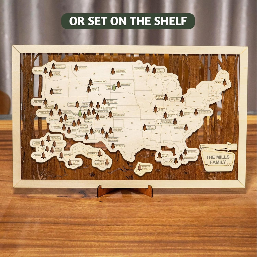 National Parks Map P3328
