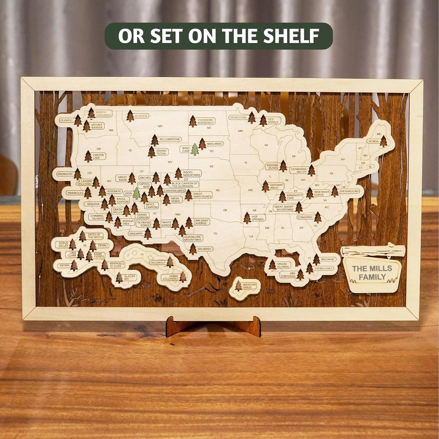 National Parks Map P3328