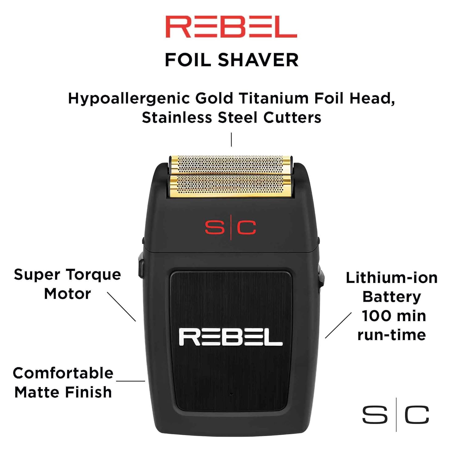Professional Super Torque Motor Electric Mens Foil Shaver H99583