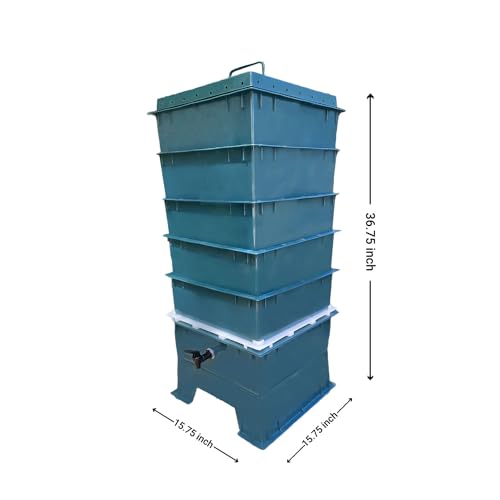 Dark Green 5-Tray Worm Compost Bin P309
