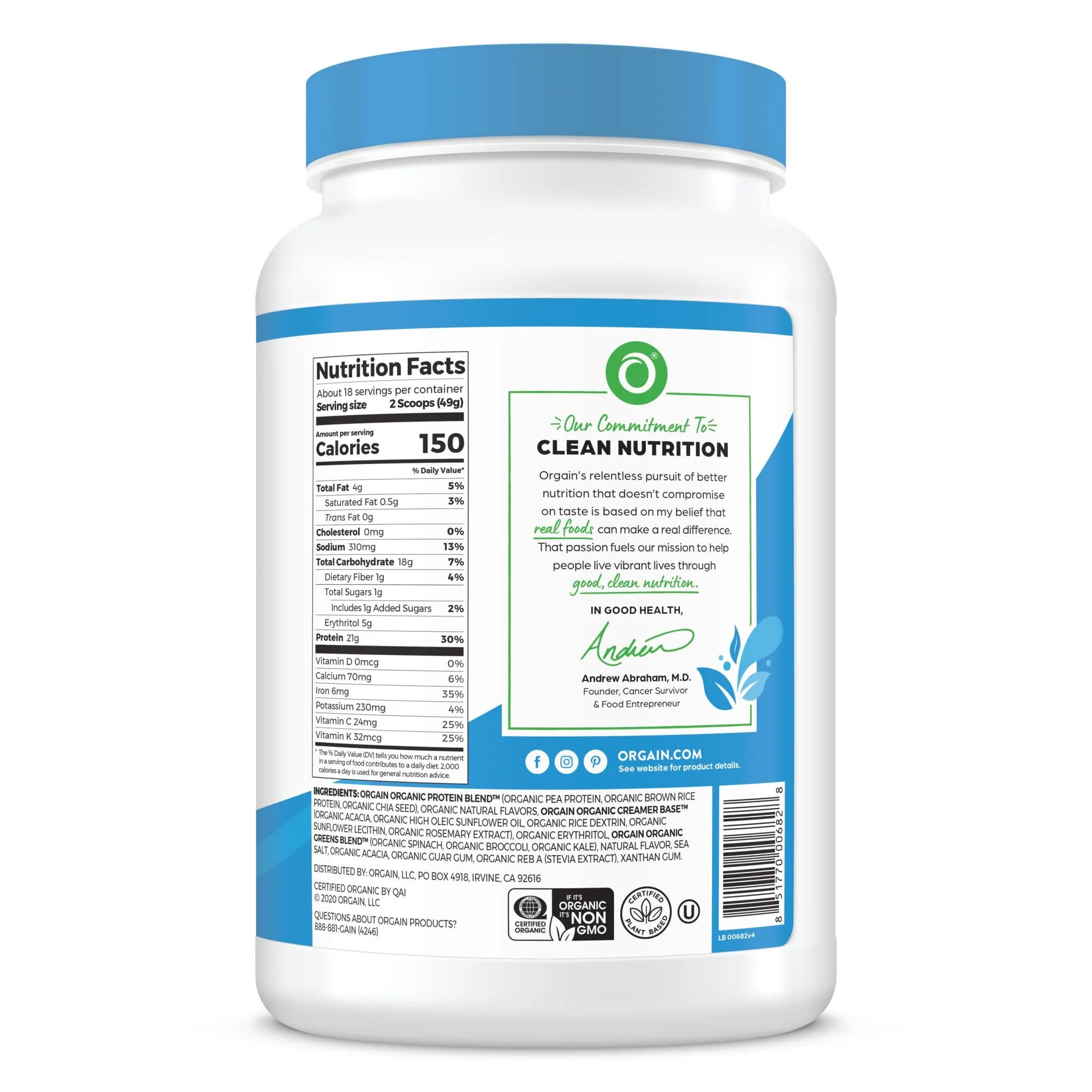 Vanilla 21g Protein & Greens Powder L8860