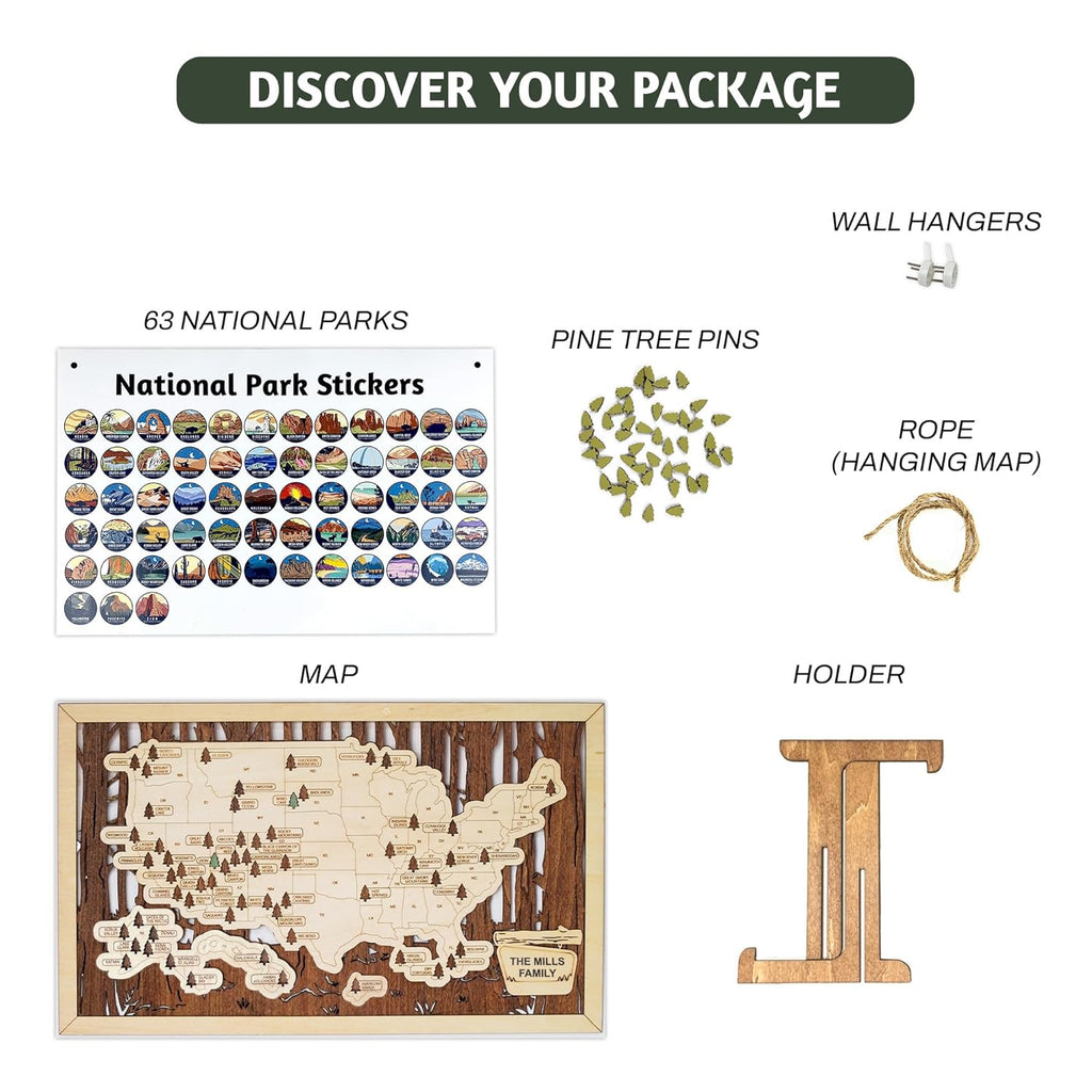 National Parks Map P3328