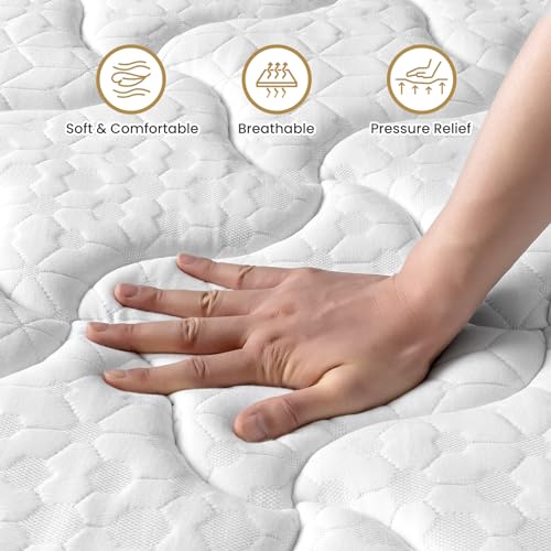 12 Inch Hybrid Innerspring Mattress with Gel Memory Foam V501