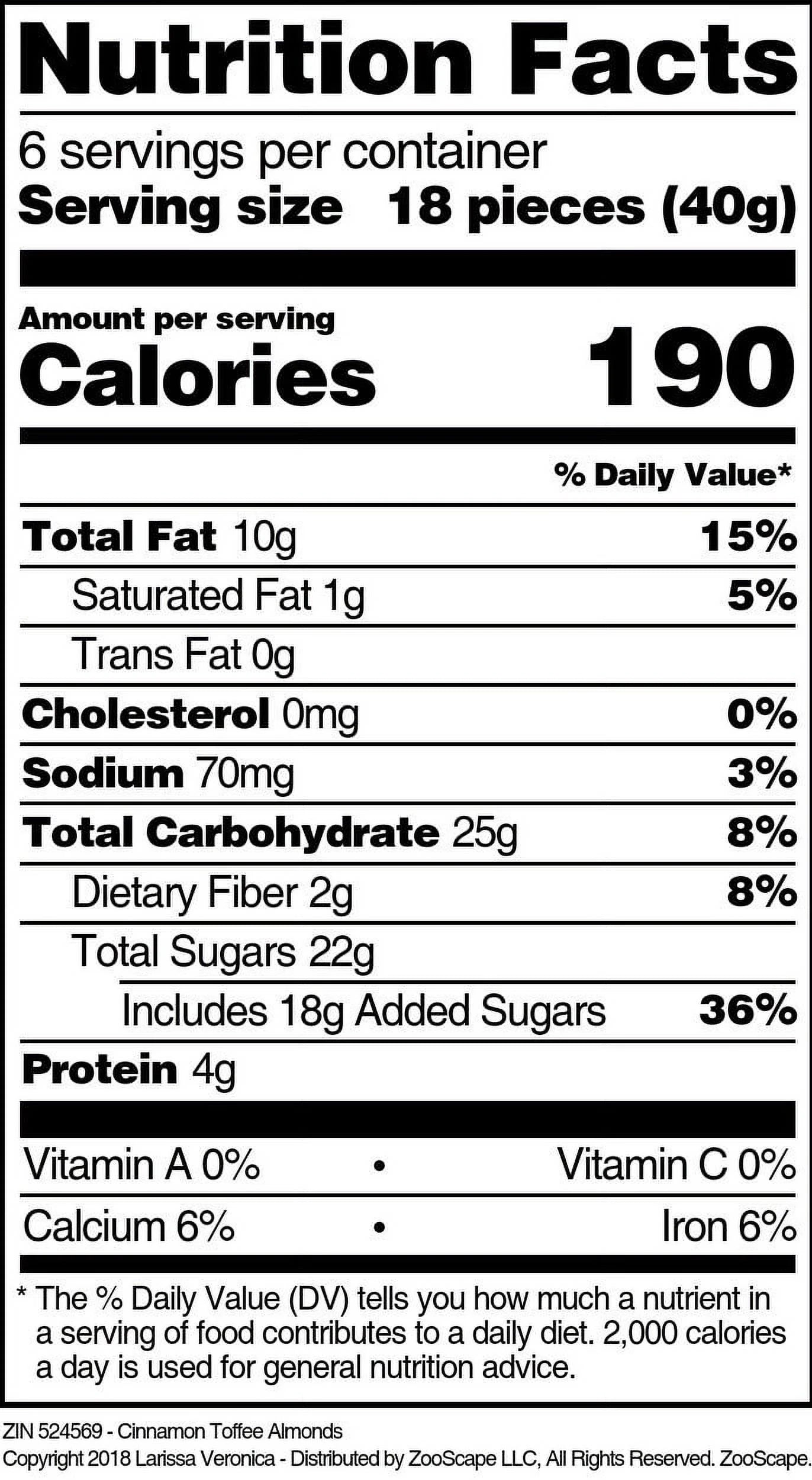 Cinnamon Toffee Almonds, 8 oz, 3-Pack W181472