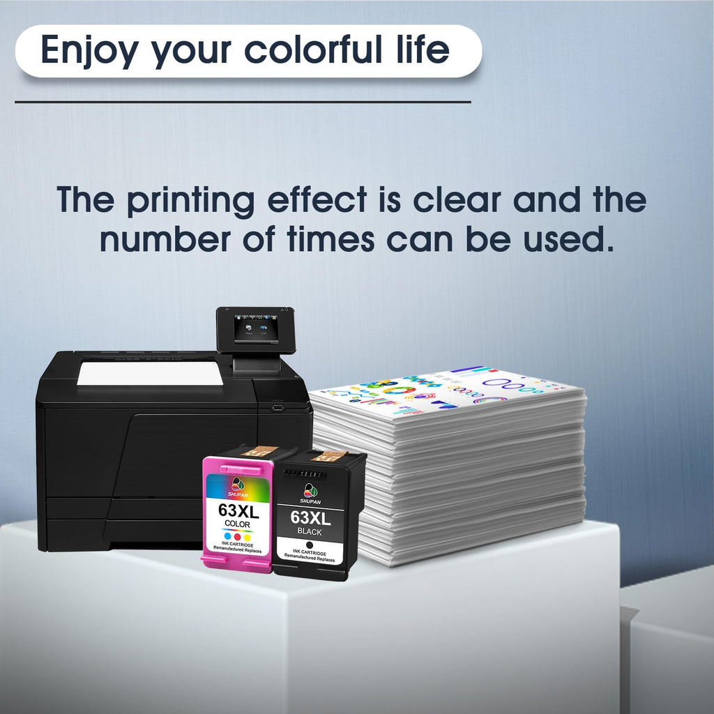 63XL Black and Color Ink Cartridge Combo Pack K9706